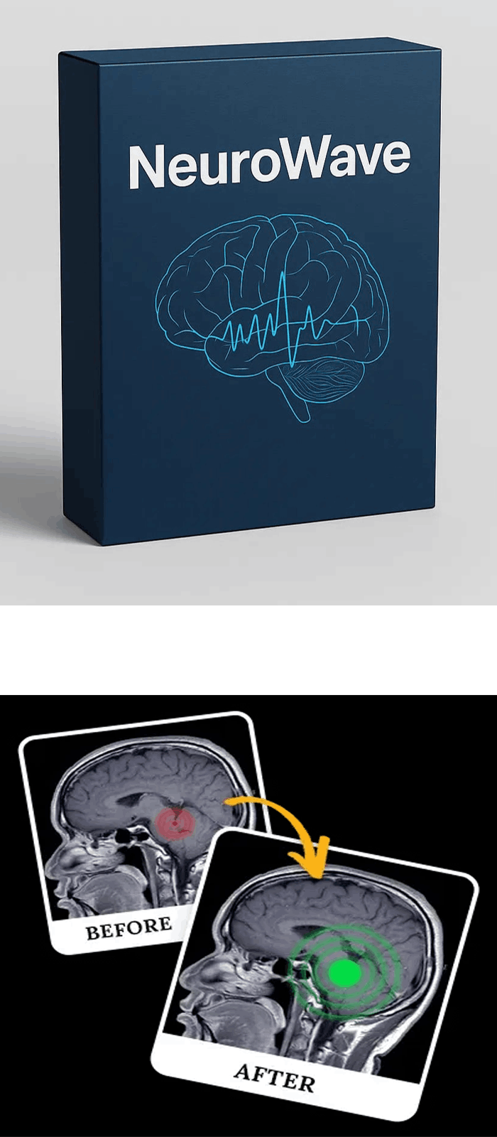 The Neuro Wave digital product overview showing how neuro brain wave therapy enhances focus, energy, and mental clarity - neurowave therapy explained on the neurowaves website.